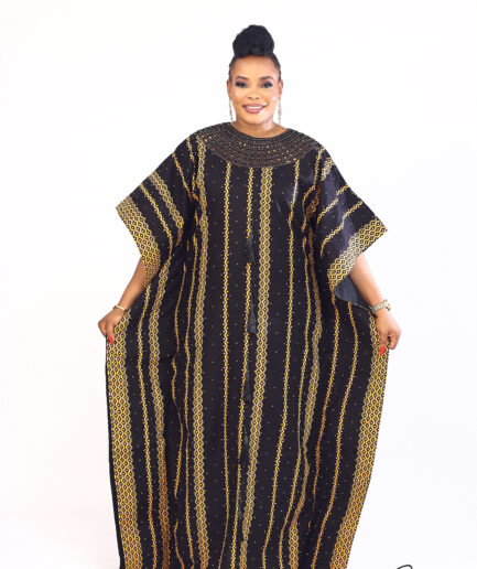 Dress Adeife Black and Gold