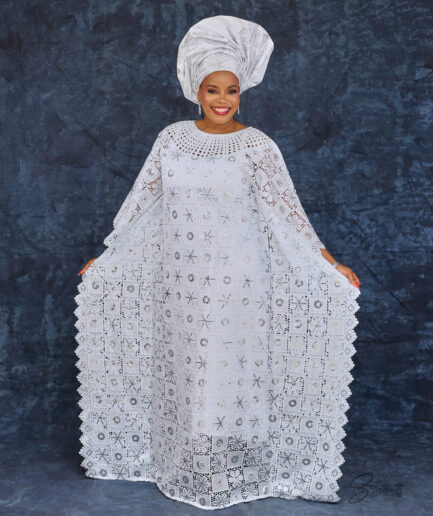 Dress OLOLADE-white